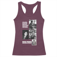 Rosa Parks Racerback Tank Top Strong Black Woman Leader
