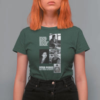 Rosa Parks T Shirt For Women Strong Black Woman Leader