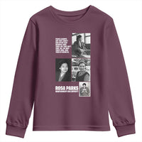 Rosa Parks Youth Sweatshirt Strong Black Woman Leader