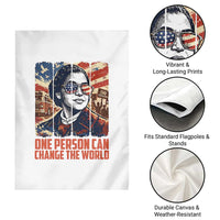Rosa Parks Civil Rights Legacy Garden Flag One Person Can Change The World