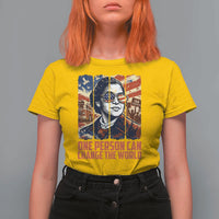 Rosa Parks Civil Rights Legacy T Shirt For Women One Person Can Change The World