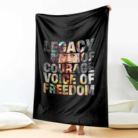 Rosa Parks Throw Blanket Legacy Of Courage Voice Of Freedom