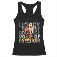Rosa Parks Racerback Tank Top Legacy Of Courage Voice Of Freedom