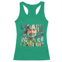 Rosa Parks Racerback Tank Top Legacy Of Courage Voice Of Freedom