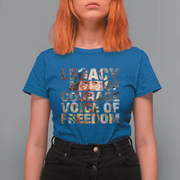 Rosa Parks T Shirt For Women Legacy Of Courage Voice Of Freedom
