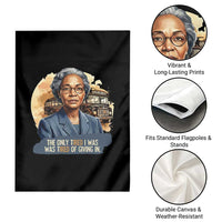 Rosa Parks Tired Of Giving In Garden Flag Civil Rights Activist