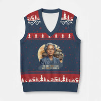 Rosa Parks Tired Of Giving In V-Neck Knit Sweater Vest Civil Rights Activist