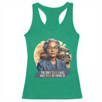 Rosa Parks Tired Of Giving In Racerback Tank Top Civil Rights Activist
