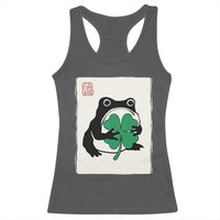 Grumpy Frog Japanese Racerback Tank Top St Patricks Day Gift