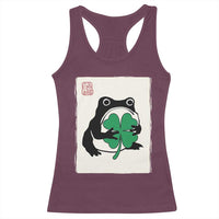 Grumpy Frog Japanese Racerback Tank Top St Patricks Day Gift