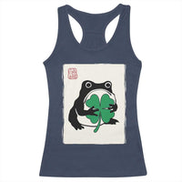 Grumpy Frog Japanese Racerback Tank Top St Patricks Day Gift