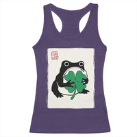 Grumpy Frog Japanese Racerback Tank Top St Patricks Day Gift