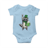 Funny Raccoon Rock On Baby Onesie St Patricks Day Gift