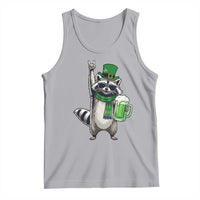 Funny Raccoon Rock On Tank Top St Patricks Day Gift