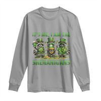 I Am The Shenanigans Long Sleeve Shirt Funny Irish Raccoon St Patricks Day
