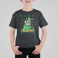 I Am The Shenanigans T Shirt For Kid Funny Irish Raccoon