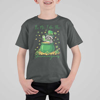 I Am The Shenanigans T Shirt For Kid Funny Irish Raccoon