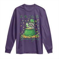 I Am The Shenanigans Long Sleeve Shirt Funny Irish Raccoon