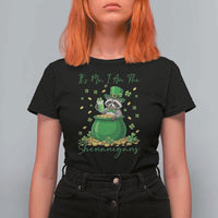 I Am The Shenanigans T Shirt For Women Funny Irish Raccoon