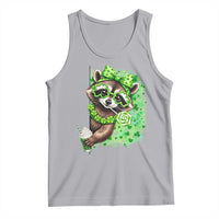 Funny Raccoon St Patricks Day Tank Top Irish Party Animal Gift