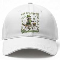 Funny Irish Raccoon Driver Baseball Cap Off To Start The Shenanigans