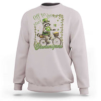 Funny Irish Raccoon Driver Sweatshirt Off To Start The Shenanigans