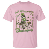 Funny Irish Raccoon Driver T Shirt Off To Start The Shenanigans