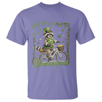 Funny Irish Raccoon Driver T Shirt Off To Start The Shenanigans