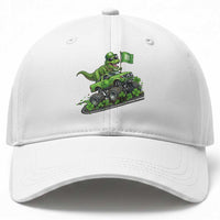 Funny St Patricks Day Dinosaur Truck Baseball Cap Irish Holiday Gift
