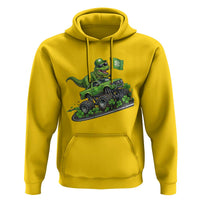 Funny St Patricks Day Dinosaur Truck Hoodie Irish Holiday Gift