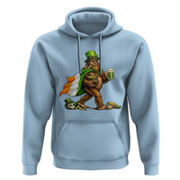 Funny St Patricks Day Bigfoot Hoodie Mythical Party Gift