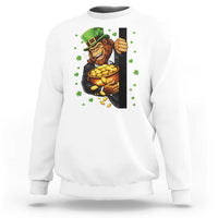 Funny St Patricks Day Bigfoot Sweatshirt Irish Revelry Gift