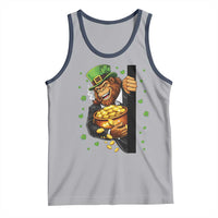 Funny St Patricks Day Bigfoot Tank Top Irish Revelry Gift
