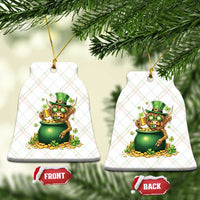 Funny Highland Cow St Patricks Day Ceramic Ornament Farm Lover Gift