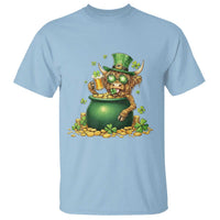 Funny Highland Cow St Patricks Day T Shirt Farm Lover Gift