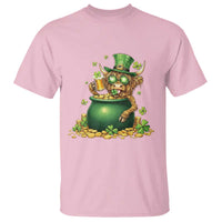 Funny Highland Cow St Patricks Day T Shirt Farm Lover Gift