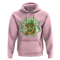 Funny Irish Highland Cow Shamrock Holiday Gift Hoodie