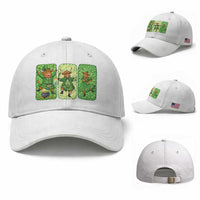 Vintage Highland Cow St Patricks Day Baseball Cap Farm Lover Gift