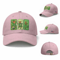 Vintage Highland Cow St Patricks Day Baseball Cap Farm Lover Gift
