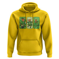 Vintage Highland Cow St Patricks Day Hoodie Farm Lover Gift
