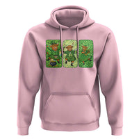 Vintage Highland Cow St Patricks Day Hoodie Farm Lover Gift