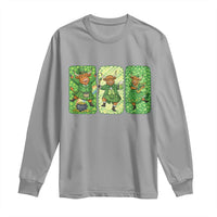 Vintage Highland Cow St Patricks Day Long Sleeve Shirt Farm Lover Gift
