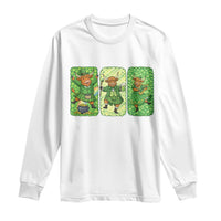 Vintage Highland Cow St Patricks Day Long Sleeve Shirt Farm Lover Gift