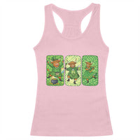 Vintage Highland Cow St Patricks Day Racerback Tank Top Farm Lover Gift