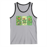 Vintage Highland Cow St Patricks Day Tank Top Farm Lover Gift