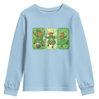 Vintage Highland Cow St Patricks Day Youth Sweatshirt Farm Lover Gift