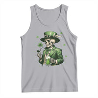 Skeleton St Patricks Day Drinking Tank Top Irish Party Gift