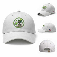 Lucky Irish Skeleton St Patricks Day Baseball Cap Beer Lover