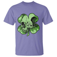 St Patricks Day Lucky Shamrock Skull Gift T Shirt