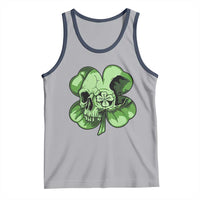 St Patricks Day Lucky Shamrock Skull Gift Tank Top